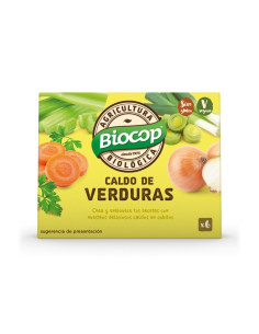 Caldo de verduras cubitos bio 6x11g Biocop